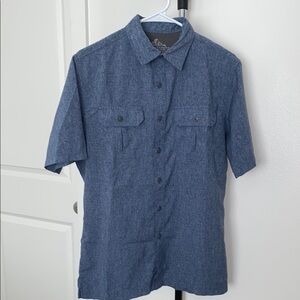 Croft & Barrow Lightweight Blue Casual Button Down Shirt